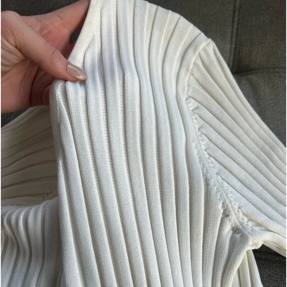 DISSH White Pleated Midi Dress - Picture 13 of 16